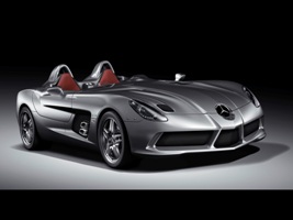 Mercedes Slr presenta la Stirling Moss al salone di Detroit, una barchetta senza tetto