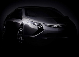 Opel Ampera Concept: la nuova ibrida al Salone di Ginevra 2009, che si ricarica come un telefonino